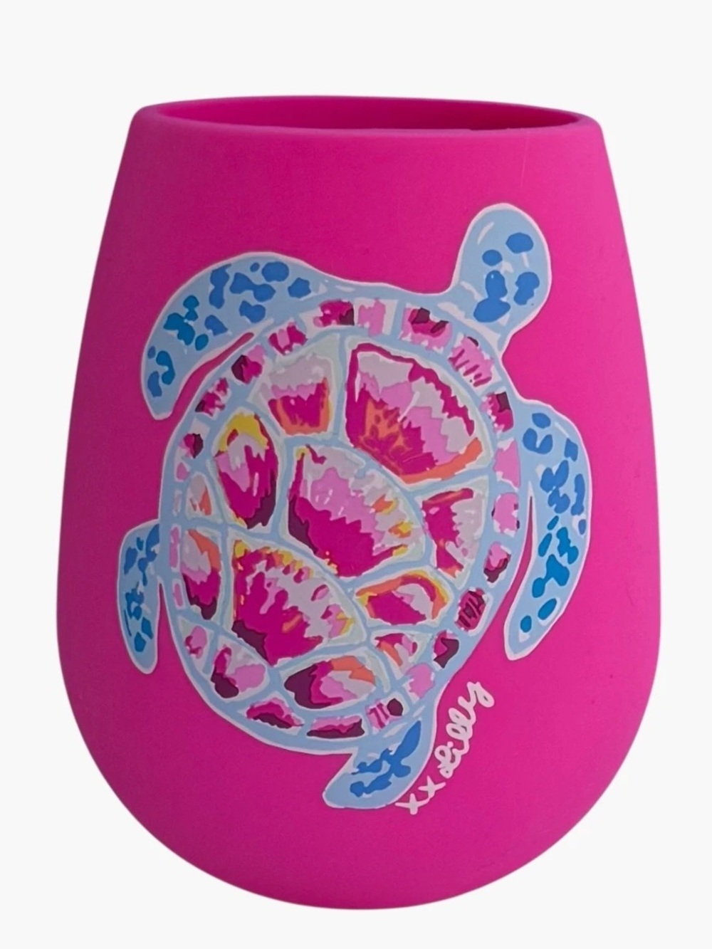 Lilly Pulitzer Silicone Wine Glass